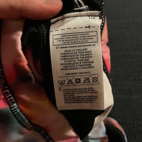 Adidas Techfit medium compression climacool sports bra, multicolor - Picture 5 of 5